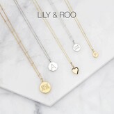 Thumbnail for your product : Lily & Roo - Solid White Gold Miniature Initial Letter Necklace