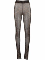 Thumbnail for your product : Ganni Floral Pattern Tights