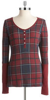 Thumbnail for your product : Alternative Apparel ALTERNATIVE Plaid Thermal Pullover