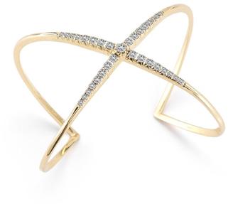 Elizabeth and James Windrose Pave Cuff