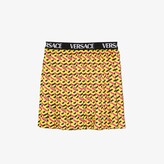 Thumbnail for your product : Versace Children Monogram Logo Pleated Skirt - Kids - Polyester