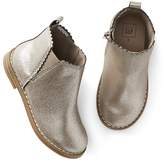Thumbnail for your product : Gap Metallic scallop chelsea boots