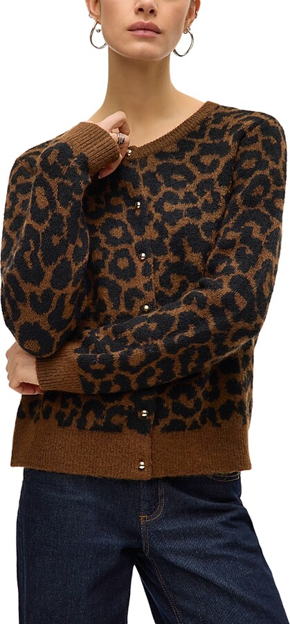Vero Moda Newkai Leopard Cardigan