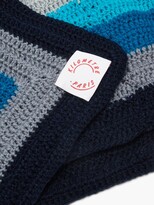 Thumbnail for your product : KILOMETRE PARIS Windows On The Sea Wool Blanket - Blue Multi