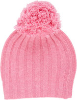 Thumbnail for your product : Baby CZ Cashmere Knit Pompom Cap