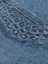 Thumbnail for your product : Ermanno Scervino Floral Lace Straight-Leg Jeans