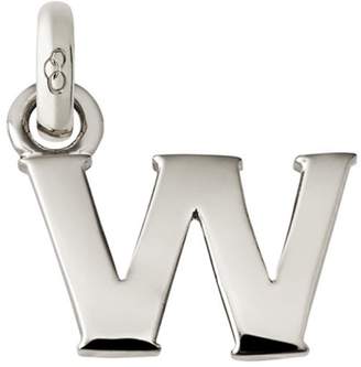 Links of London Sterling Silver Letter W Charm