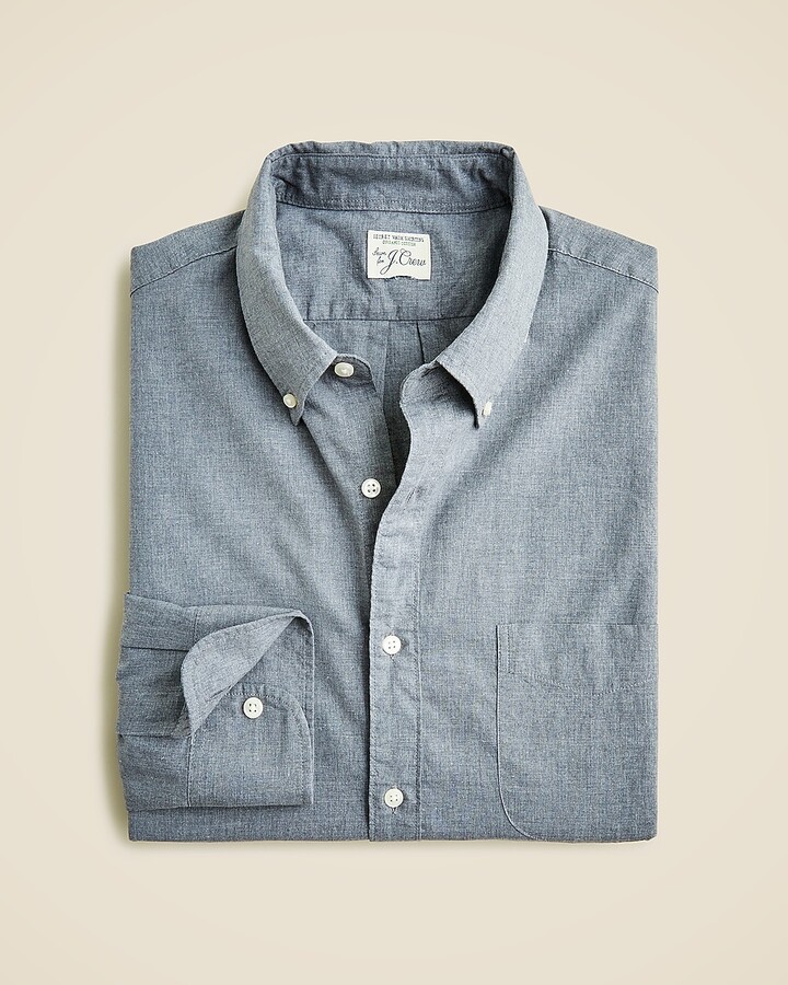 J.Crew Slim Secret Wash organic cotton poplin shirt