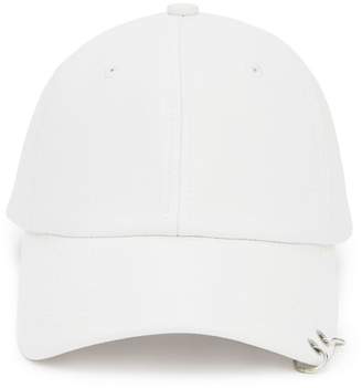 Forever 21 Faux Leather Pierced Dad Cap