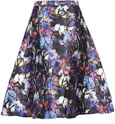 Thumbnail for your product : Choies Black Butterfly Print A-line Skirt