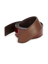 Thumbnail for your product : Corthay Patent Crocodile, Python, French Calf, Suede and Patent leather Belt Strap