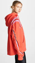 Thumbnail for your product : Facetasm Oversized Sports Stripes Hoodie
