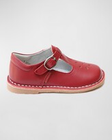 Thumbnail for your product : L'Amour Shoes Girl's Joy Leather Cutout T-Strap Mary Jane, Baby/Toddler/Kids