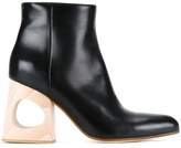 Marni cut out heel ankle boots 