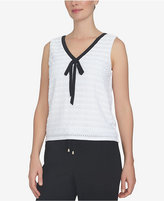 Thumbnail for your product : CeCe Eyelet Tie Top