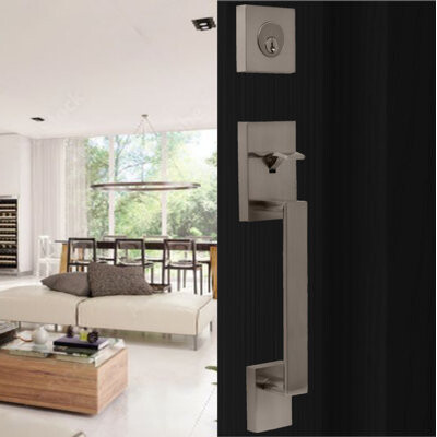 Weslock Brookside Inactive Entry Handle with Utica Lever