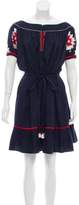 Thumbnail for your product : Tory Burch Embroidered Mini Dress w/ Tags
