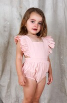 Thumbnail for your product : TINY TRIBE Pink Frill Romper