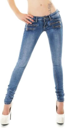 Sizes Stretch (8 Triple UK ShopStyle Skinny Slim Low - Noir Jeans 4-12 Pants Women\'s Denim Waist XXX