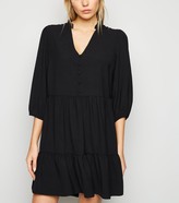 Thumbnail for your product : New Look Frill Neck Tiered Smock Dress