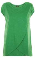 Thumbnail for your product : New Look Maternity Green Wrap Front Nursing T-Shirt