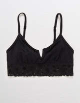 Thumbnail for your product : Aerie Daisy Lace V-Front Bralette