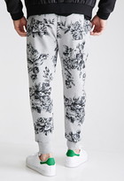 Thumbnail for your product : 21men 21 MEN Rose Print Sweatpants