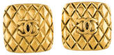 Thumbnail for your product : Chanel Quilted CC Earrings