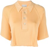 Thumbnail for your product : Forte Forte Knitted Crop Polo Top