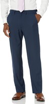 Thumbnail for your product : Haggar mens Premium Comfort Classic Fit Flat Front Expandable Waist Dress Pants