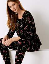 Thumbnail for your product : Marks and Spencer Cotton Rich Safari Print Pyjama Set