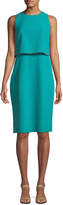 Thumbnail for your product : Elie Tahari Kristine Georgette Dress with Popover