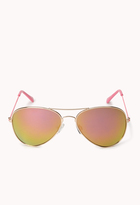 Thumbnail for your product : Forever 21 F5338 Aviator Sunglasses