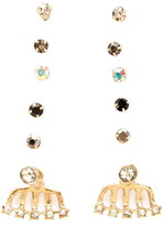 Thumbnail for your product : Forever 21 rhinestone stud set