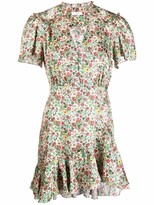 Thumbnail for your product : Sandro floral-print V-neck dress