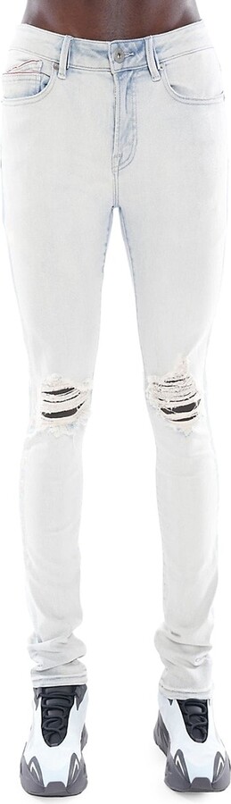 Cult of Individuality High Rise Super Skinny Distressed Jeans