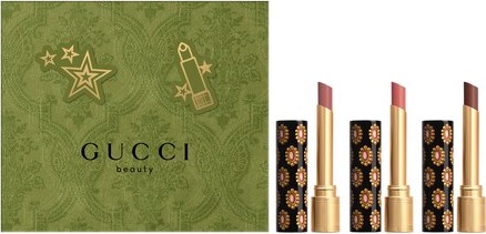 Gucci Rouge De Beaut Brillant Lipsticks Trio Gift Set - ShopStyle
