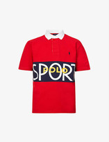 Thumbnail for your product : Polo Ralph Lauren Logo-print cotton-jersey short sleeve rugby shirt