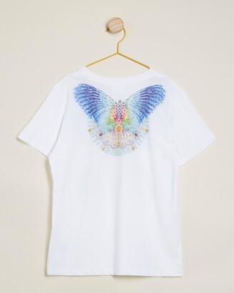 Camilla Girl's White Printed T-Shirts - Short Sleeve T-Shirt - Teens - Size 14 YRS at The Iconic