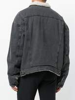 Thumbnail for your product : Yeezy faux shearling denim jacket