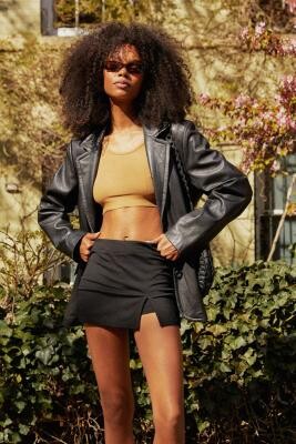 Urban Outfitters Grace Knit Skort - Black L at - ShopStyle