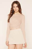 Thumbnail for your product : Forever 21 Contemporary Ruched Crop Top