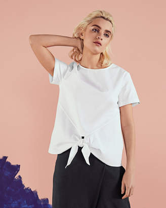 Ted Baker SUKI Knot front cotton top
