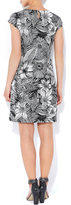 Thumbnail for your product : Wallis Mono Floral Petite Tunic Dress