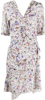 Thumbnail for your product : Isabel Marant Floral-Print Ruched Dress