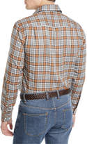 Thumbnail for your product : Peter Millar Men's Gamla Melange Plaid Sport Shirt