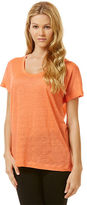 Thumbnail for your product : C&C California Linen Roll-Sleeve Tee