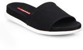 Thumbnail for your product : Prada Canvas Slide Sandals