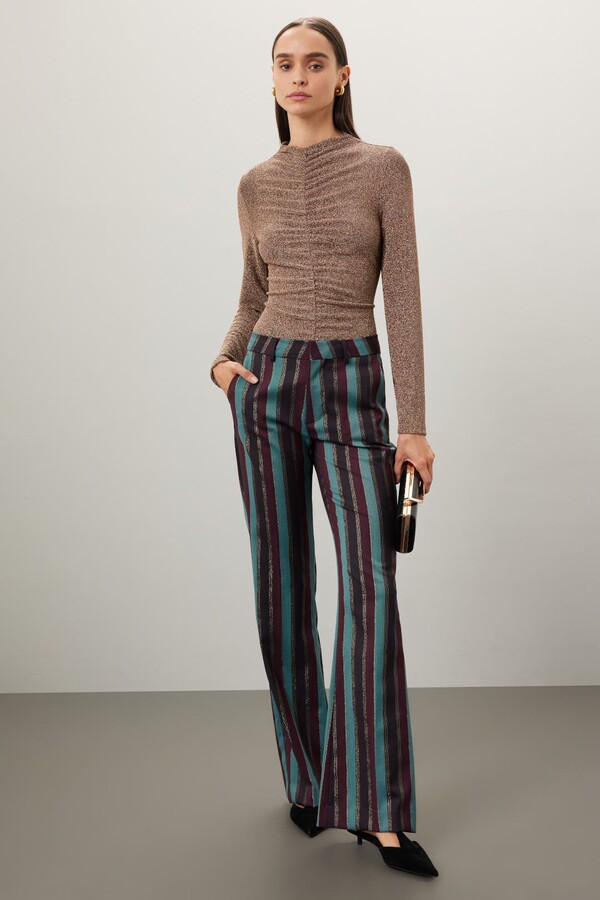 Scotch & Soda Glitter Striped Pants Multicolored-print