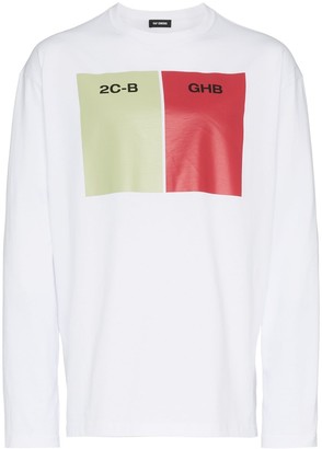 Raf Simons 2CB GHB print cotton t shirt